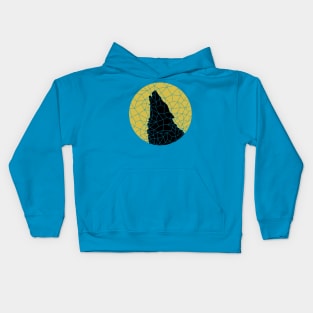 Wolf Moon Geo Kids Hoodie